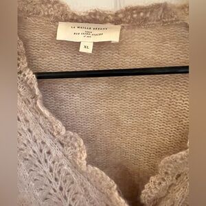 Sezane Angelie Cardigan in light beige XL